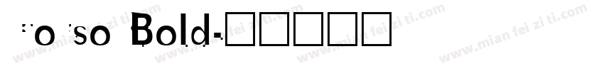 Corso Bold字体转换